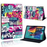 (Tab A7 10.4 T500graffiti015)Tablet-kotelo Samsung Galaxy Tab S6 Lite/Tab A7/Tab A A6/Tab A 9.7/Tab S5e/Tab A 8/s4/6/7 Graffiti-suojakotelo + Stylus-tietokonekuoret ja -kuoret