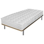 Matelas et sommier 80x190 Mousse - Montana - Soutien medium - Fabriqué en France