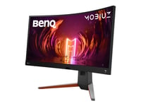 Benq Mobiuz Ex3410r - Led-Skärm - Böjd - 34" - 3440 X 1440 Uwqhd @ 144 Hz - Va - 350 Cd/M² - 3000:1 - Displayhdr 400 - 1 Ms - 2Xhdmi, Displayport - Högtalare Med Subwoofer