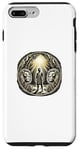 Coque pour iPhone 7 Plus/8 Plus Daniel in the Lion's Den: Faith Defeats Fear Inspirational