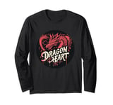 Pretty Dragon Heart Speech Costume Long Sleeve T-Shirt