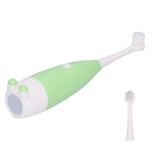 (green)Baby Automatic Toothbrush Electric Toothbrush Battery Powered Toothbrush