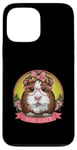 Coque pour iPhone 13 Pro Max Maman de cochon d'Inde pour les propriétaires de cochons d'Inde éleveurs de cochons d'Inde