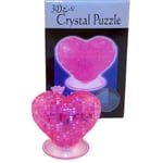 Crystal Puzzle 3D Hjärta 46 bitar