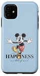 iPhone 11 Disney 100 Anniversary Mickey Mouse D100 Quote Happiness Case