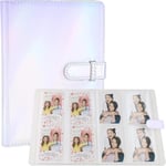 Grande Capacité Pu Album Photo 256 Pochettes En Cuir Avec Instax 11 Mini 9 Mini 8 Mini Li]Lay Flim & Zip Instant Printer 3 Pouces (Argent Laser)