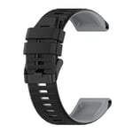 Blød Garmin Fenix 5x Plus urrem - Sort