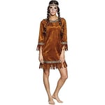 Boland 83873 - Costume adulte Indienne, taille M, robe et bandeau, squaw, Far West, déguisement, carnaval, fête à thème