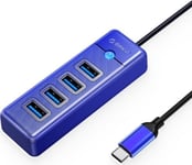 Hub Usb Orico Pw4u-C3-015-Bl-Ep 4X Usb-A 3.1 Gen1 (Pw4u-U3-015-Bl-Ep)