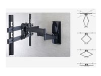 TV Wall Bracket Mount Cantilever Swivel & Tilt 37" to 65" Inch TV's Double Arm