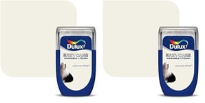 Dulux Easycare Washable & Tough Tester Paint, Jasmine White, 30 ml (Pack of 2)