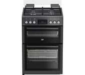 BEKO FDDA6272TCA 60 cm Dual Fuel Cooker - Anthracite, Black