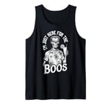 Summerween I'm Just Here For The Boos Funny Zombie Cocktail Tank Top