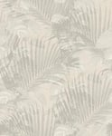 Rasch SCHÖNER WOHNEN Collection Tropical 600148 Papier peint intissé avec feuilles tropicales beige/sauge 10,05 m x 0,53 m