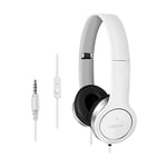 LogiLink HS0029 3.5 mm Stereo Headset with Microphone - White