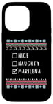 Coque pour iPhone 14 Pro Max Gentile Coquine Noël Marilena Pull Moche