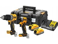 Dewalt 18V Xr Dcd800 Dcf850 2X1.7Ah Powerstack Elverktygssats