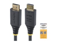 StarTech.com 1m (3.3ft) Premium Certified High Speed HDMI Cable, 4K60Hz - Premium High speed - câble HDMI avec Ethernet - HDMI mâle pour HDMI mâle - 1 m - noir - support pour 4K60Hz, passif