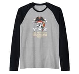 Halloween Skull Let The Pirate Shenanigans Begin Raglan Baseball Tee