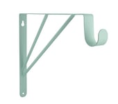 CIME-Support de fixation pour etagere | Coloris vert | Veritable accessoire de decoration qui apporte de l'allure à votre pièce | Disponible en 3 coloris | Finition peinte | Robuste | Console equerre