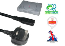 Brand New Replacement Power Cable Lead For PS1 Playstation 1 Consoles - UK