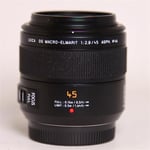 Panasonic Used Leica DG Macro-Elmarit 45mm f/2.8 ASPH MEGA O.I.S. Lens