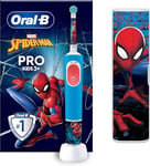 Oral-B Pro Kids Electric Toothbrush, Gifts, 1 New Spider-man Giftset