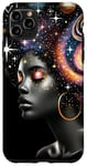 Coque pour iPhone 11 Pro Max Femme noire Love Joy Excellence Pride Black History