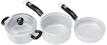 Theo Klein 9435 WMF Set de Trois casseroles I Set de Cuisson et Accessoires de Cuisine pour Enfants, de Haute qualité I Jouet pour Enfants à partir de 3 Ans