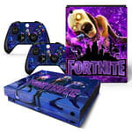 Kit De Autocollants Skin Decal Pour Console De Jeu Fortnite Corps H?Te De La Console De Jeu Xbox One X, T1tn-Xbonex-1065