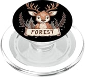 Joli animal de la forêt cool pour enfants et adultes PopSockets PopGrip pour MagSafe