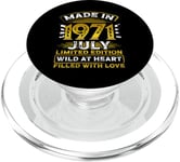 1971 July 40th Birthday Wild at Heart and Filled with Love PopSockets PopGrip for MagSafe