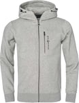 Sail Racing Men's Bowman Zip Hood Grey Mel, XL