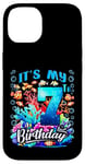 Coque pour iPhone 14 C'est mon septième anniversaire, mon garçon Sea Fish Ocean Animals Aquarium