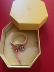 Swarovski Dulcis Choker Necklace Cushion cut  Pink Cord new boxed + gift bag❤