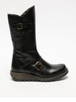 Fly London Mes 2 Calf Boots - Black, Black, Size 5, Women