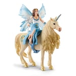 schleich BAYALA 42508 - Ensemble de 4 Pièces avec Fée Eyela et sa Licorne Dorée - Jouet Amusant et Durable aux Détails Scintillants - Pour Garçons et Filles - Cadeau pour Enfants à Partir de 5 Ans