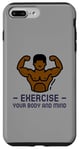 iPhone 7 Plus/8 Plus Exercise Your Body and Mind Health Fitness Gym Trainer Hiit Case