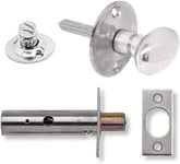 Yale Door Security Bolt With Thumbturn Chrome (P-M44T-CH) Hinged Wooden Doors