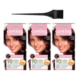 L'Oreal Casting Natural Gloss Nudes Hair Color All Colors 3-Pack