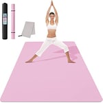 CAMBIVO Tapis de Sport Grand 183x122cm, 6mm/8mm/10mm/12mm Tapis Yoga TPE Antidérapant, Yoga Mat Tapis de Gym XXL Epais pour Gymnastique, Sport Maison, Fitness, Pilates