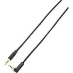 SPEAKA PROFESSIONAL Câble de raccordement SP-7870060 Jack Audio [1x Jack mâle 3.5 mm - 1x Jack mâle 3.5 mm] 1.00 m Noir