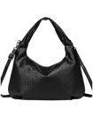 Peony Hobo Bag - Black