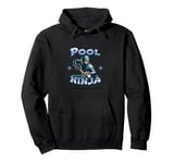 Pool Ninja Billiards Player Playing Billiard Ninja Pullover Hoodie