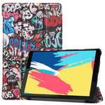 Lenovo Tab M8 (3rd Gen) TB-8506F Designer Tri-Fold Case Graffiti