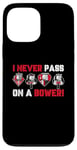 iPhone 13 Pro Max I Never Pass On A Bower Funny Humor Euchre Card Game Case