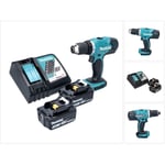 Makita DDF 453 RF Perceuse-visseuse sans fil 18 V 42 Nm + 2x batterie 3,0 Ah + chargeur