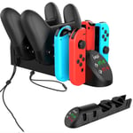 Ipega 6-i-1 Laddstation till Switch Handkontroll Joy-Con