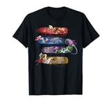 Marvel Mech Strike: Mechasaurs Avengers Four Armored Heroes T-Shirt