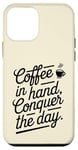 Coque pour iPhone 12 mini Amoureux de café dans la main Conquérir le jour des femmes